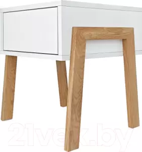 Прикроватная тумба Crafto Мунк 01 44x40x50 (белый) фото
