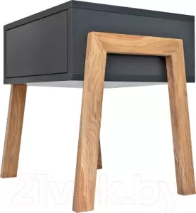 Прикроватная тумба Crafto Мунк 03 44x40x50 (графит) фото
