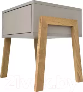Прикроватная тумба Crafto Мунк 05 44x40x50 (латте) фото