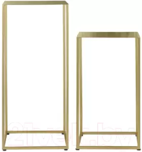 Комплект журнальных столиков Bergenson Bjorn Mayen Gold / BB0000396 (золото) фото