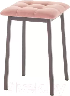 Табурет AMC Comfort 7.2.7 (ткань розовый/коричневый) фото