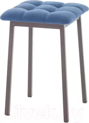 Табурет AMC Comfort 7.2.12 (ткань синий/коричневый) фото