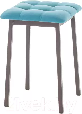 Табурет AMC Comfort 7.2.13 (ткань бирюзовый/коричневый) фото