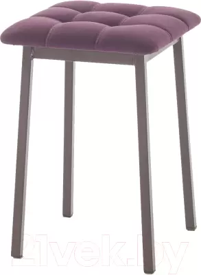 Табурет AMC Comfort 7.2.14 (ткань баклажан/коричневый) фото
