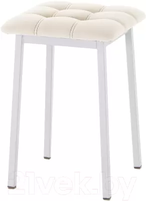 Табурет AMC Comfort 7.5.3 (ткань бежевый/серебристый) фото