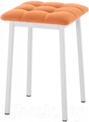 Табурет AMC Comfort 7.5.4 (ткань терракот/серебристый) фото