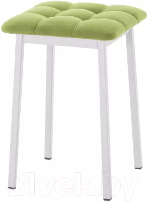 Табурет AMC Comfort 7.5.11 (ткань фисташковый/серебристый) фото