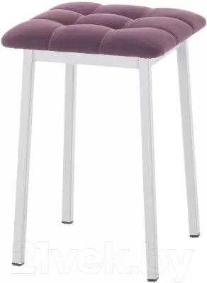 Табурет AMC Comfort 7.5.14 (ткань баклажан/серебристый) фото