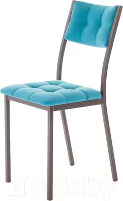 Стул AMC Comfort 3.2.13 (ткань бирюзовый/коричневый) фото