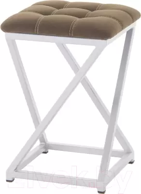Табурет AMC Comfort 8.5.2 (ткань венге/серебристый) фото