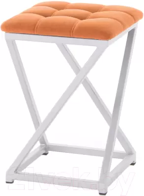 Табурет AMC Comfort 8.5.4 (ткань терракот/серебристый) фото