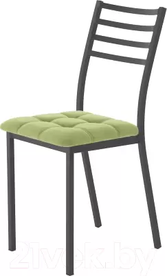 Стул AMC Comfort 4.1.11 (ткань фисташковый/черный) фото