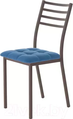 Стул AMC Comfort 4.2.12 (ткань синий/коричневый) фото