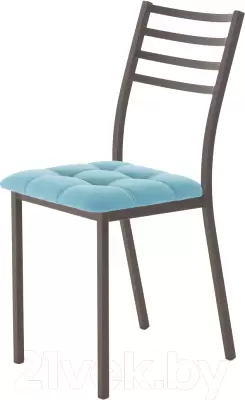 Стул AMC Comfort 4.2.13 (ткань бирюзовый/коричневый) фото