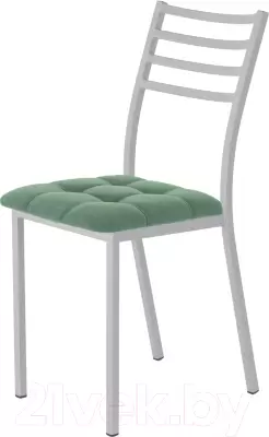 Стул AMC Comfort 4.5.9 (ткань зеленый/серебристый) фото