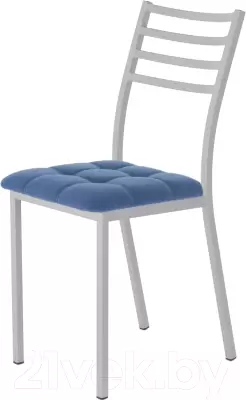 Стул AMC Comfort 4.5.12 (ткань синий/серебристый) фото