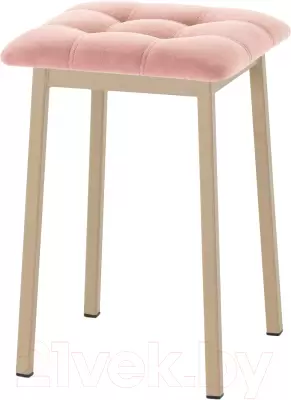 Табурет AMC Comfort 7.10.7 (ткань розовый/капучино) фото