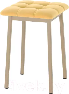 Табурет AMC Comfort 7.10.15 (ткань желтый/капучино) фото
