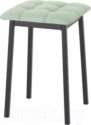 Табурет AMC Comfort 7К1.10 (кожзам мятный/черный) фото