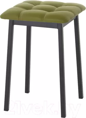 Табурет AMC Comfort 7К1.11 (кожзам оливковый/черный) фото