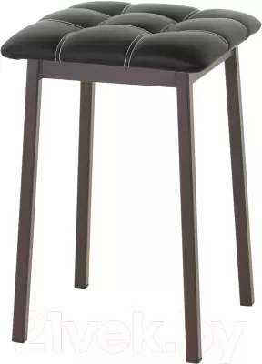 Табурет AMC Comfort 7К2.1 (кожзам черный/коричневый) фото
