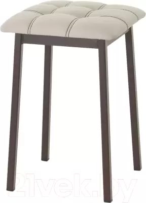 Табурет AMC Comfort 7К2.3 (кожзам бежевый/коричневый) фото