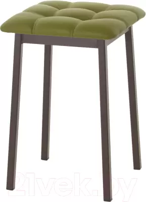 Табурет AMC Comfort 7К2.11 (кожзам оливковый/коричневый) фото