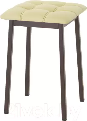 Табурет AMC Comfort 7К2.15 (кожзам светло-желтый/коричневый) фото