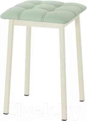 Табурет AMC Comfort 7К3.10 (кожзам мятный/слоновая кость) фото