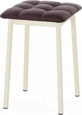Табурет AMC Comfort 7К3.14 (кожзам бордо/слоновая кость) фото