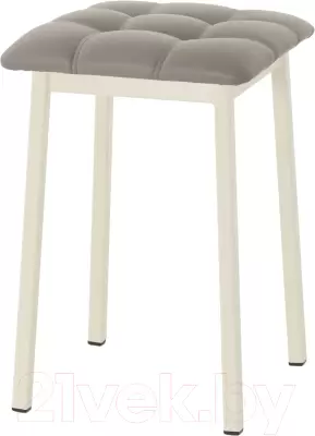 Табурет AMC Comfort 7К3.18 (кожзам латте/слоновая кость) фото