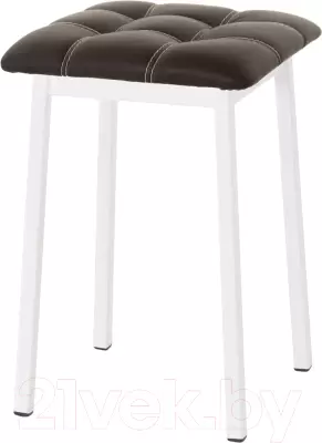 Табурет AMC Comfort 7К6.2 (кожзам венге/белый) фото