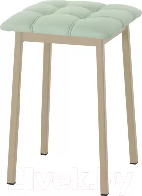 Табурет AMC Comfort 7К10.10 (кожзам мятный/капучино) фото