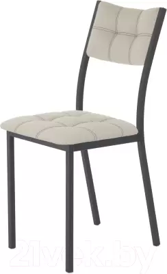 Стул AMC Comfort 3К1.3 (кожзам бежевый/черный) фото