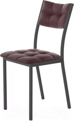 Стул AMC Comfort 3К1.14 (кожзам бордовый/черный) фото