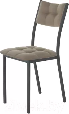 Стул AMC Comfort 3К1.17 (кожзам капучино/черный) фото