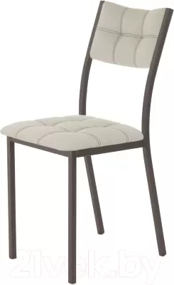 Стул AMC Comfort 3К2.3 (кожзам бежевый/коричневый) фото