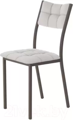 Стул AMC Comfort 3К2.6 (кожзам серый/коричневый) фото
