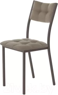 Стул AMC Comfort 3К2.17 (кожзам капучино/коричневый) фото