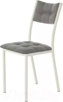 Стул AMC Comfort 3К3.5 (кожзам графит/слоновая кость) фото