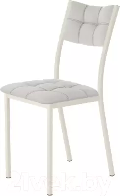 Стул AMC Comfort 3К3.6 (кожзам серый/слоновая кость) фото