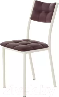 Стул AMC Comfort 3К3.14 (кожзам бордовый/слоновая кость) фото