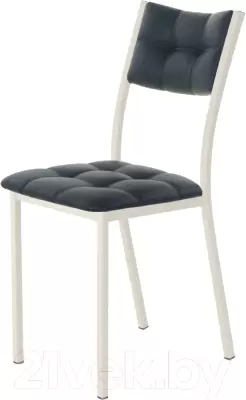 Стул AMC Comfort 3К3.16 (кожзам антрацит/слоновая кость) фото