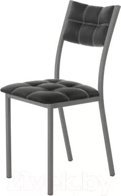 Стул AMC Comfort 3К4.1 (кожзам черный/графит) фото