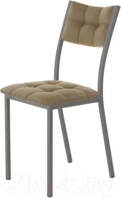 Стул AMC Comfort 3К4.4 (кожзам какао/графит) фото