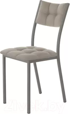 Стул AMC Comfort 3К4.18 (кожзам латте/графит) фото