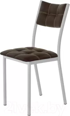 Стул AMC Comfort 3К5.2 (кожзам венге/серебристый) фото
