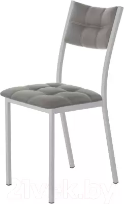 Стул AMC Comfort 3К5.5 (кожзам графит/серебристый) фото