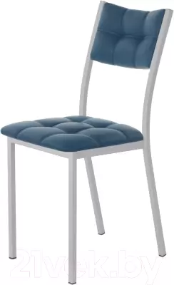 Стул AMC Comfort 3К5.13 (кожзам атлантик/серебристый) фото