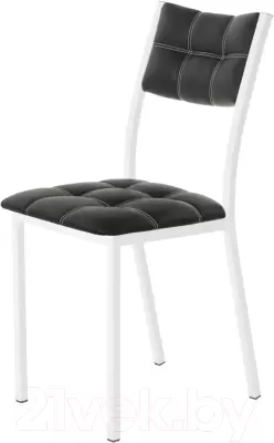 Стул AMC Comfort 3К6.1 (кожзам черный/белый) фото